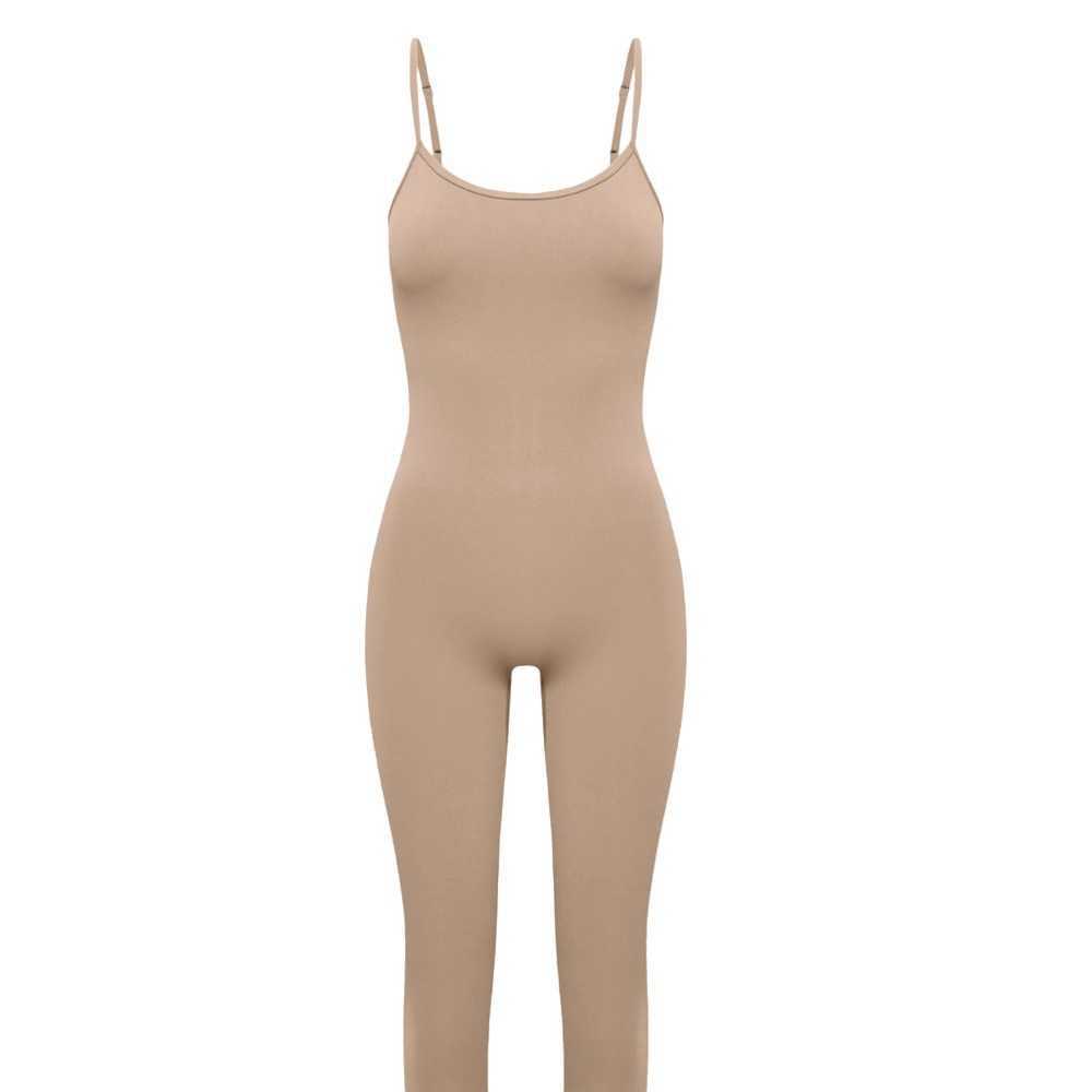 Fashion nova jumpsuit nude